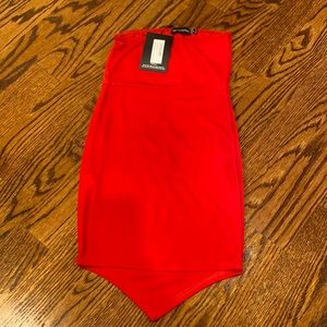 Pretty little thing red dress